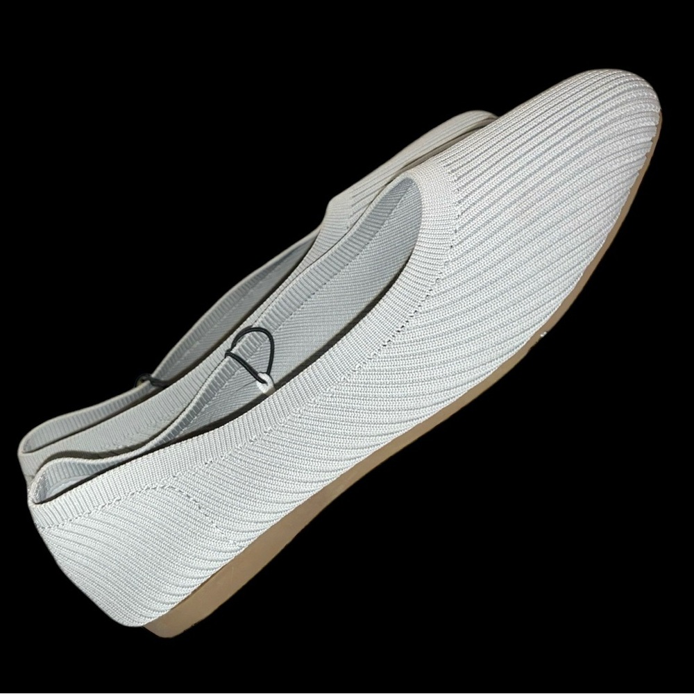 Stylus Gray Ribbed Flats. New - Picture 3 of 7